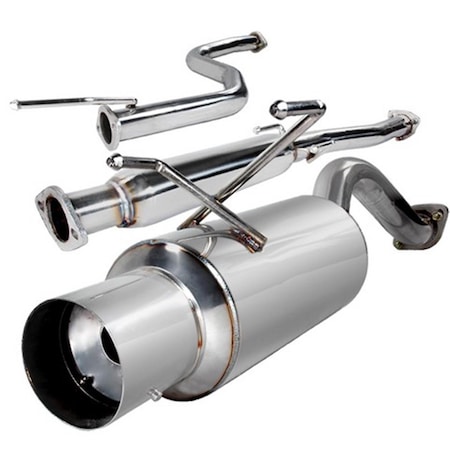 2.5 In. Inlet N1 Style Catback Exhaust For 96 To 00 Honda Civic, 10 X 14 X 44 In.